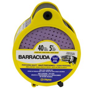 Blue Dolphin Barracuda 5 in. Aluminum Oxide Hook and Loop Sanding Disc Kit Assorted Grit 40 pk