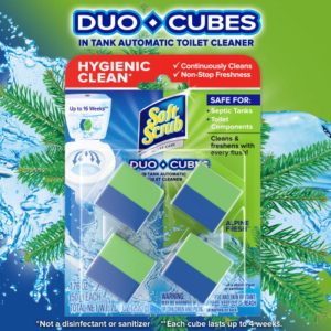 Soft Scrub Duo-Cubes Alpine Fresh Scent In-Tank Toilet Cleaner 7.04 oz Tablet