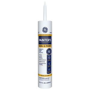 GE Painter's White Acrylic Latex Painter's Caulk Sealant 10.1 oz