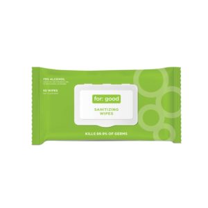 Full Circle For Good Fiber Blend Alcohol Wipes 6 in. W X 8 in. L 50 pk