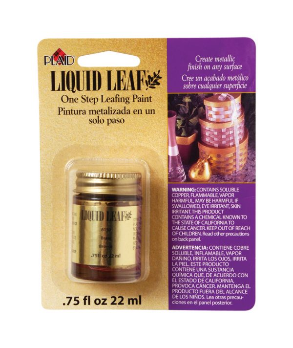 Plaid Metallic Brass Glaze 0.8 oz