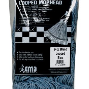 Elite Mops and Brooms 24 oz Looped Cotton/Synthetic Blend Mop Refill 1 pk