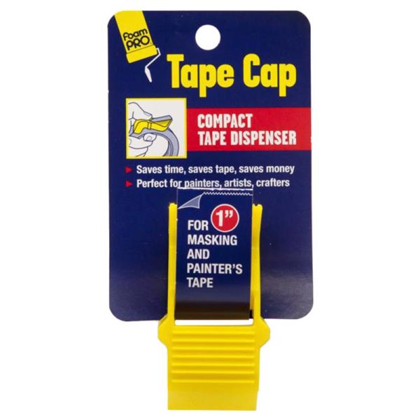 FoamPro 1 in. W X 2.5 in. L Tape Cutter Yellow