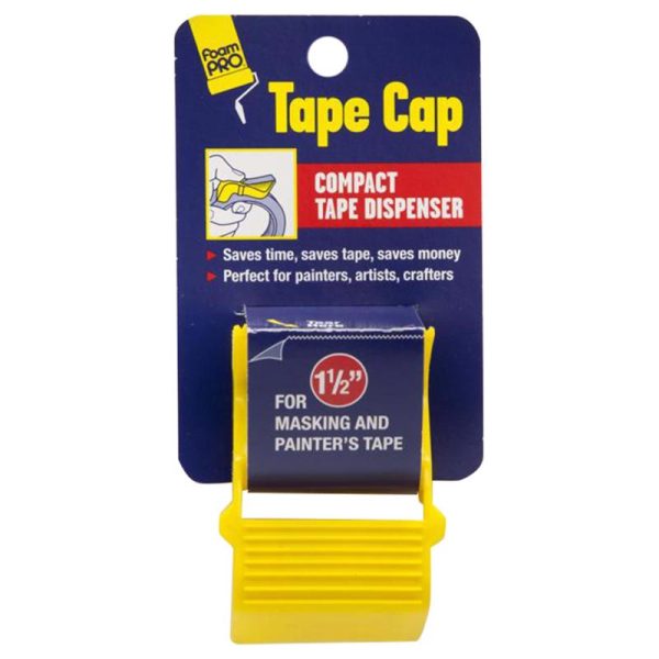FoamPRO 1.5 in. W X 3 in. L Tape Cutter Yellow