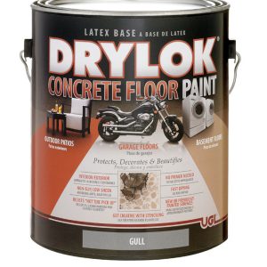 Drylok Flat Gull Latex Concrete & Garage Floor Paint 1 gal