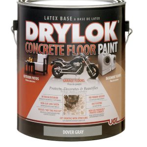 Drylok Flat Dover Gray Latex Concrete & Garage Floor Paint 1 gal