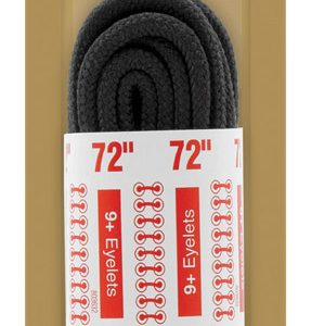 Kiwi Outdoor 72 in. Black Boot Laces