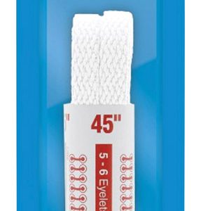 Kiwi Sport 45 in. White Athletic Shoe Laces