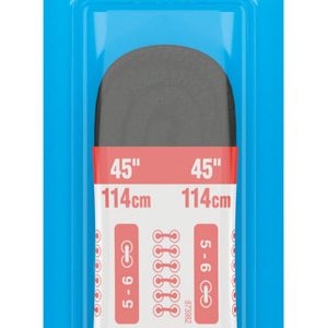 Kiwi Sport 45 in. Black Athletic Shoe Laces