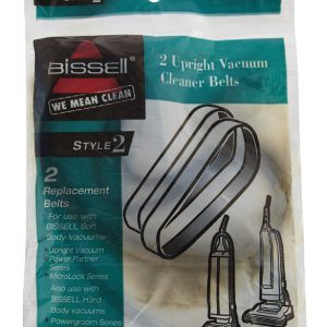 Bissell Vacuum Belt For Upright Vacuums 2 pk