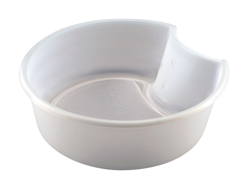 Leaktite White Bucket Strainer - Paintplace New York