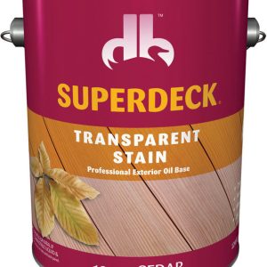 Superdeck Transparent Satin Cedar Oil-Based Wood Stain 1 gal