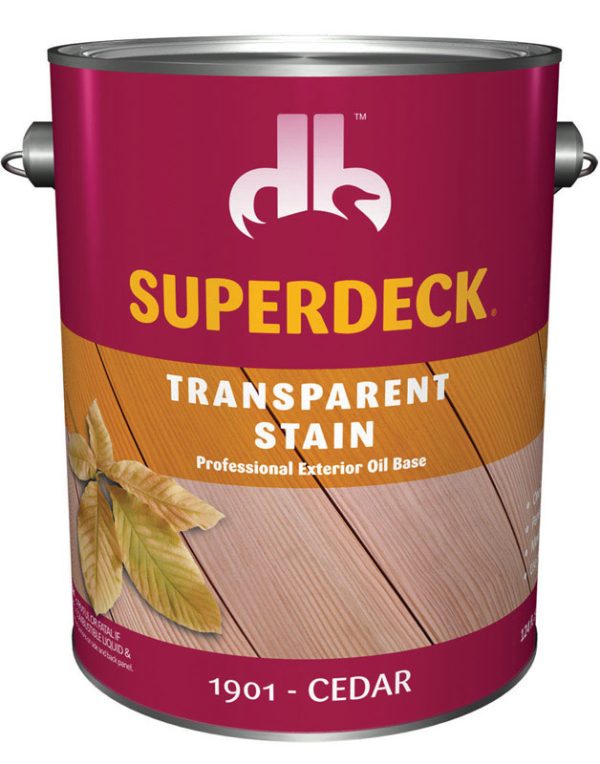 Superdeck Transparent Satin Cedar Oil-Based Wood Stain 1 gal