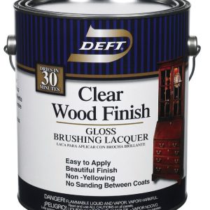 Deft Gloss Clear Oil-Based Brushing Lacquer 1 gal