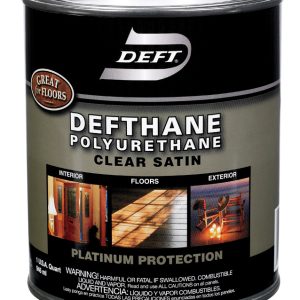 Deft Satin Clear Oil-Based Polyurethane 1 qt