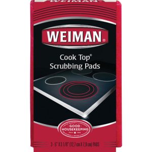 Weiman No Scent Cooktop Scrubbing Pads 3 ct Sponge