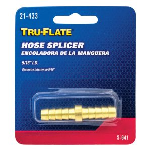 Tru-Flate Brass Hose Splicer 5 in. 1 pc