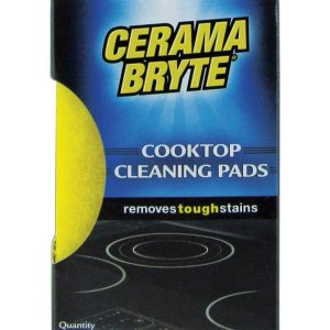 Cerama Bryte Delicate, Light Duty Cleaning Pad For Cooktop 4 in. L 5 pk
