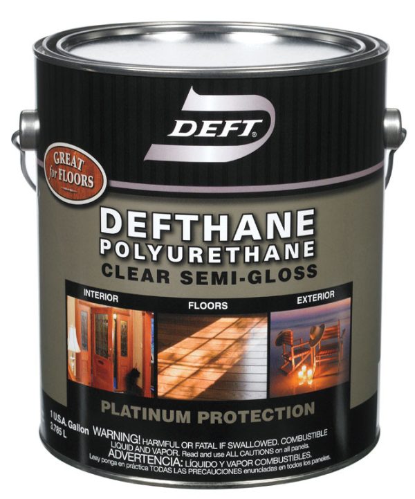 Deft Semi-Gloss Clear Oil-Based Polyurethane 1 gal