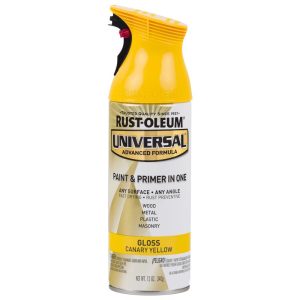 Rust-Oleum Universal Gloss Canary Yellow Spray Paint 12 oz