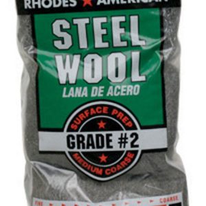 Rhodes American 2 Grade Medium/Coarse Steel Wool Pad 12 pk