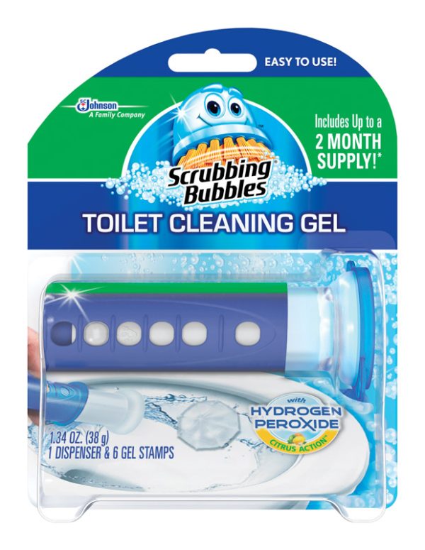 Scrubbing Bubbles Citrus Scent Continuous Toilet Cleaning System 1.34 oz Gel