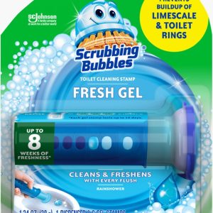 Scrubbing Bubbles Rainshower Scent Continuous Toilet Cleaning System 1.34 oz Gel