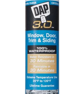 DAP Clear Polymer Door, Siding and Window Sealant 9 oz