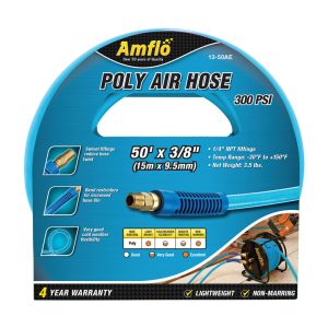 Amflo 50 ft. L X 3/8 in. D Polyurethane Air Hose 300 psi Blue