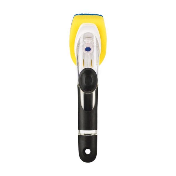 OXO Good Grips 1.25 in. W Medium Bristle Plastic/Rubber Handle Soap Dispenser Dish Brush