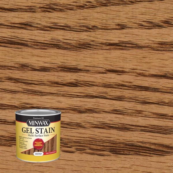 Minwax Semi-Transparent Chestnut Oil-Based Gel Stain 8 oz