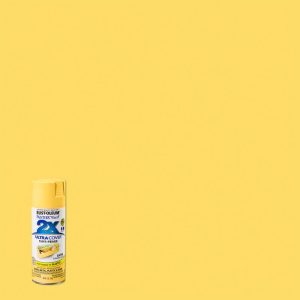 Rust-Oleum Painter's Touch 2X Ultra Cover Satin Summer Squash Paint+Primer Spray Paint 12 oz