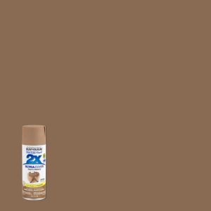 Rust-Oleum Painter's Touch 2X Ultra Cover Satin Nutmeg Paint+Primer Spray Paint 12 oz
