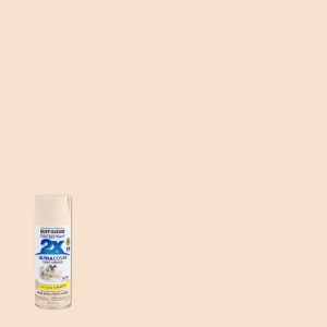 Rust-Oleum Painter's Touch 2X Ultra Cover Satin Ivory Silk Paint+Primer Spray Paint 12 oz