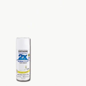 Rust-Oleum Painter's Touch 2X Ultra Cover Gloss White Paint+Primer Spray Paint 12 oz