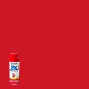 Rust-Oleum Painter's Touch 2X Ultra Cover Gloss Apple Red Paint+Primer Spray Paint 12 oz