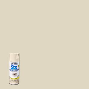 Rust-Oleum Painter's Touch 2X Ultra Cover Gloss Almond Paint+Primer Spray Paint 12 oz