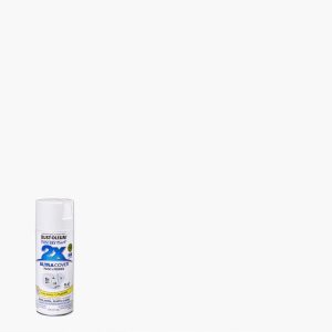 Rust-Oleum Painter's Touch 2X Ultra Cover Flat White Paint+Primer Spray Paint 12 oz