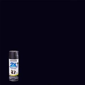 Rust-Oleum Painter's Touch 2X Ultra Cover Flat Black Paint+Primer Spray Paint 12 oz