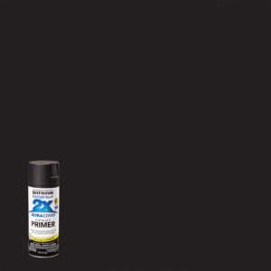 Rust-Oleum Painter's Touch 2X Ultra Cover Flat Black Paint+Primer Spray Paint 12 oz