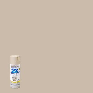 Rust-Oleum Painter's Touch 2X Ultra Cover Satin Stone Gray Paint+Primer Spray Paint 12 oz