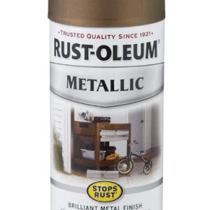 Rust-Oleum Stops Rust Antique Brass Metallic Spray Paint 11 oz