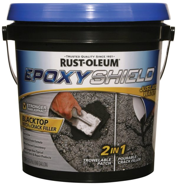 Rust-Oleum EpoxyShield Black Patch and Crack Filler 10 lb