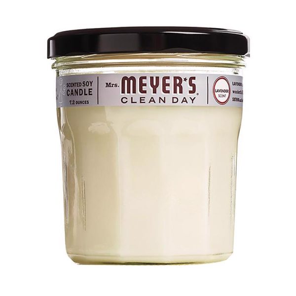 Mrs. Meyer's Clean Day White Lavender Scent Soy Candle 7.2 oz