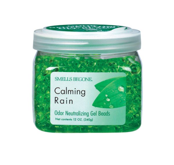 Smells Begone Calming Rain Scent Odor Absorber 12 oz Gel