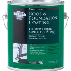 Black Jack Gloss Black Asphalt Roof And Foundation Coating 1 gal