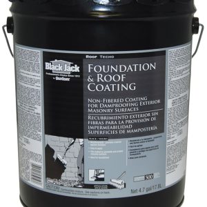 Black Jack Gloss Black Asphalt Roof And Foundation Coating 4.7 gal