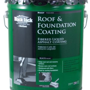 Black Jack Gloss Black Asphalt Roof And Foundation Coating 4.7 gal