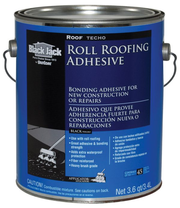 Black Jack Gloss Black Asphalt Roll Roofing Adhesive 1 gal