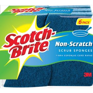 Scotch-Brite Non-Scratch Scrubber Sponge For Multi-Purpose 4.4 in. L 6 pk
